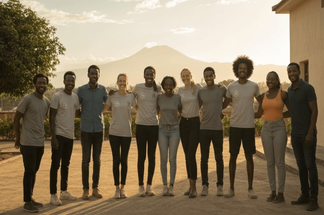 Volunteers in Arusha, Tanzania